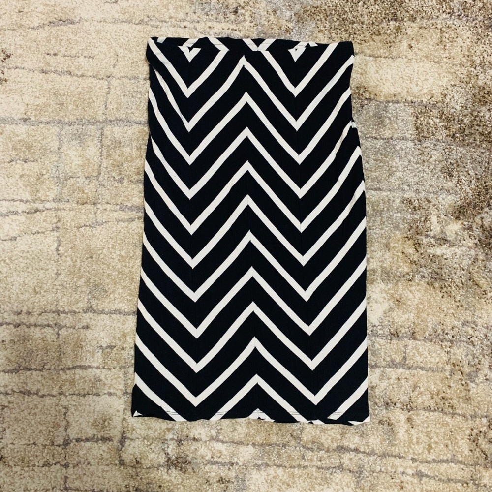 Body con striped skirt